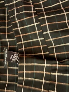 Plus size plaid slacks